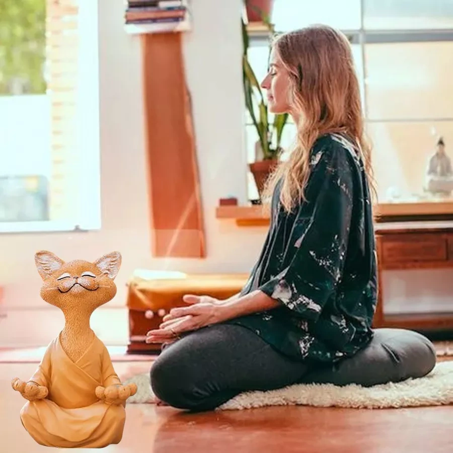 (❤️Mother's Day Promotion - 49% OFF NOW)Happy Buddha Cat【BUY 3 FREE SHIPPING】